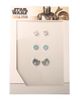 Star Wars Star Wars The Mandalorian Stud Earrings, 3 Pairs - 5