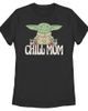 Star Wars Womens Star Wars Grogu Chill Mom T Shirt - 1