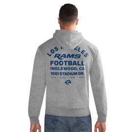 STARTER Men's Starter Ash Los Angeles Rams 1937 Hoodie 