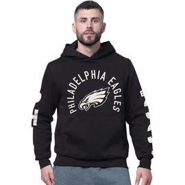 STARTER Men's Starter Black Philadelphia Eagles Handoff Fleece Hoodie Sweatshirt 