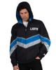 STARTER Men's Starter Black/Blue Detroit Lions Thursday Night Gridiron Full-Zip Jacket  - 1