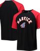 STARTER Men's Starter Black/Red Kevin Harvick The Catcher Raglan T-Shirt  - 1