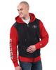 STARTER Men's Starter Black/Scarlet San Francisco 49ers Thursday Night Gridiron Full-Zip Hoodie  - 1