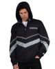 STARTER Men's Starter Black/Silver Las Vegas Raiders Thursday Night Gridiron Full-Zip Jacket  - 1