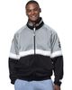 STARTER Men's Starter Black/White San Antonio Spurs The Veteran Tricot Track Raglan Full-Zip Jacket  - 1