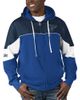 STARTER Men's Starter Blue/Navy St. Louis Blues Power Forward Full-Zip Hoodie  - 1