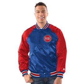 STARTER Men's Starter Blue/Red Detroit Pistons