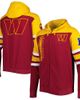 STARTER Men's Starter Burgundy Washington Commanders Extreme Full-Zip Hoodie Jacket  - 1