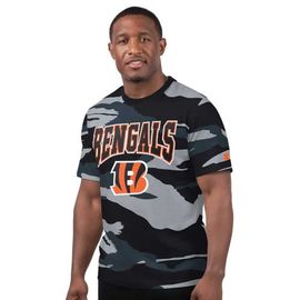STARTER Men's Starter Gray Cincinnati Bengals Thursday Night Gridiron T-Shirt 