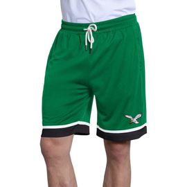 STARTER Men's Starter Kelly Green Philadelphia Eagles Throwback Power Play Mesh Shorts 