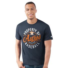 STARTER Men's Starter Navy Houston Astros Prime Time Property Of T-Shirt 