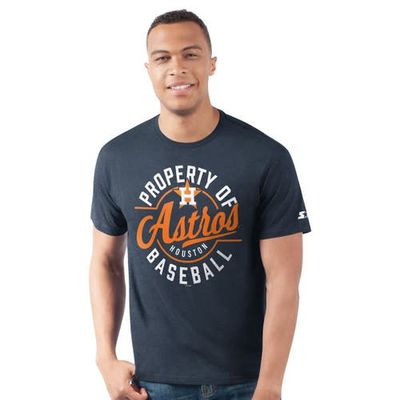 STARTER Men's Starter Navy Houston Astros Prime Time Property Of T-Shirt 