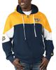STARTER Men's Starter Navy/Gold Nashville Predators Power Forward Full-Zip Hoodie  - 1
