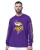 STARTER Men's Starter Purple Minnesota Vikings Clutch Hit II Long-Sleeve T-Shirt  - 1