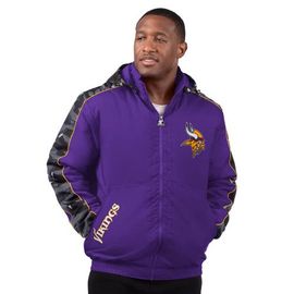 STARTER Men's Starter Purple Minnesota Vikings Thursday Night Gridiron Full-Zip Jacket 