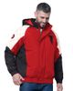STARTER Men's Starter Red Atlanta Falcons Oxford Crinkle Full-Snap Hoodie Jacket  - 1