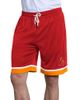 STARTER Men's Starter Red Tampa Bay Buccaneers Throwback Power Play Mesh Shorts  - 1