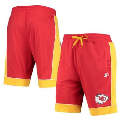 STARTER Men's Starter Red/Gold Kansas City Chiefs Fan Favorite Fashion Shorts 