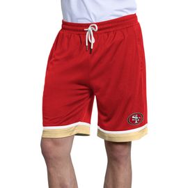 STARTER Men's Starter Scarlet San Francisco 49ers Power Play Mesh Shorts 