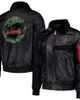 STARTER Men's Starter x Ty Mopkins Black New York Mets Black History Month Satin Full-Zip Jacket  - 1