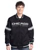STARTER Men's Starter Black Chicago White Sox Scout Full-Snap Varsity Jacket  - 1