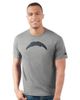 STARTER Men's Starter Heather Gray Los Angeles Chargers Prime Time T-Shirt  - 1
