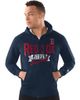 STARTER Men's Starter Navy Boston Red Sox Distressed Full-Zip Hooded Jacket  - 1