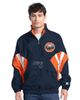 STARTER Men's Starter Navy Houston Astros Cooperstown Chief Half-Zip Pullover  - 1