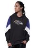 STARTER Women's Starter Black Baltimore Ravens Scrimmage Hoodie  - 1