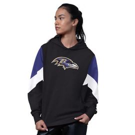 STARTER Women's Starter Black Baltimore Ravens Scrimmage Hoodie 