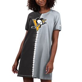 STARTER Women's Starter Black Pittsburgh Penguins Ace Tie-Dye Sneaker Dress 