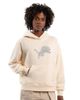 STARTER Women's Starter Cream Detroit Lions Rhinestone Relaxed Hoodie  - 1
