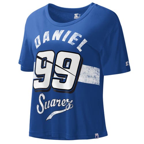 STARTER Women's Starter Royal Daniel Suarez Record Setter T-Shirt 