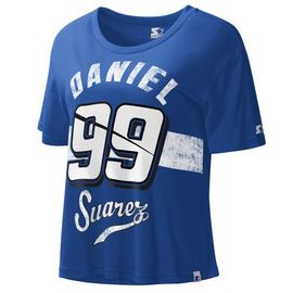 STARTER Women's Starter Royal Daniel Suarez Record Setter T-Shirt 
