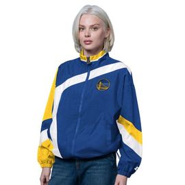 STARTER Women's Starter Royal/Gold Golden State Warriors 1st Quarter Full-Zip Jacket 