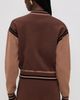 State & Lake State & Lake Blake Varsity Jacket Chocolate/Umber/Black - 3