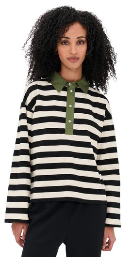 State & Lake State & Lake Bobbi Polo Black/Ivory