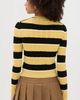 State & Lake State & Lake Cable Knit Pullover Khaki/Black/White - 3