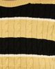 State & Lake State & Lake Cable Knit Pullover Khaki/Black/White - 6