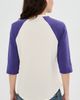 State & Lake State & Lake Clayton Raglan Baseball Tee Cream/Cobalt - 3