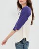 State & Lake State & Lake Clayton Raglan Baseball Tee Cream/Cobalt - 4