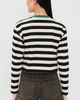 State & Lake State & Lake Cricket Striped Tee Black/Ivory - 3