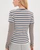 State & Lake State & Lake Eli Double Layer Tee Slate/Grey Stripe - 3