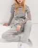 State & Lake State & Lake Eli Double Layer Tee Slate/Grey Stripe - 5
