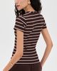 State & Lake State & Lake Iris Tee Chocolate/Off White - 3