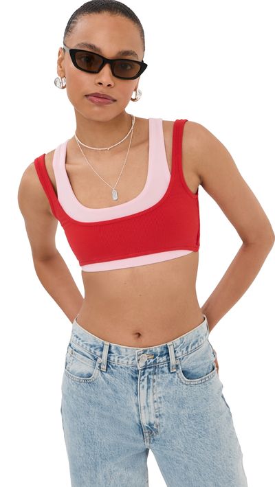 State & Lake State & Lake Jane Bralette Pink/Red