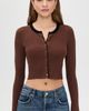 State & Lake State & Lake Kaia Cardigan Chocolate/Black - 2