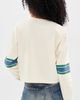 State & Lake State & Lake Long Sleeve Baller Tee Cream/Blue - 3