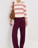 State & Lake State & Lake Long Sleeve Striped Polo White/Red - 2