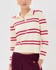 State & Lake State & Lake Long Sleeve Striped Polo White/Red - 3